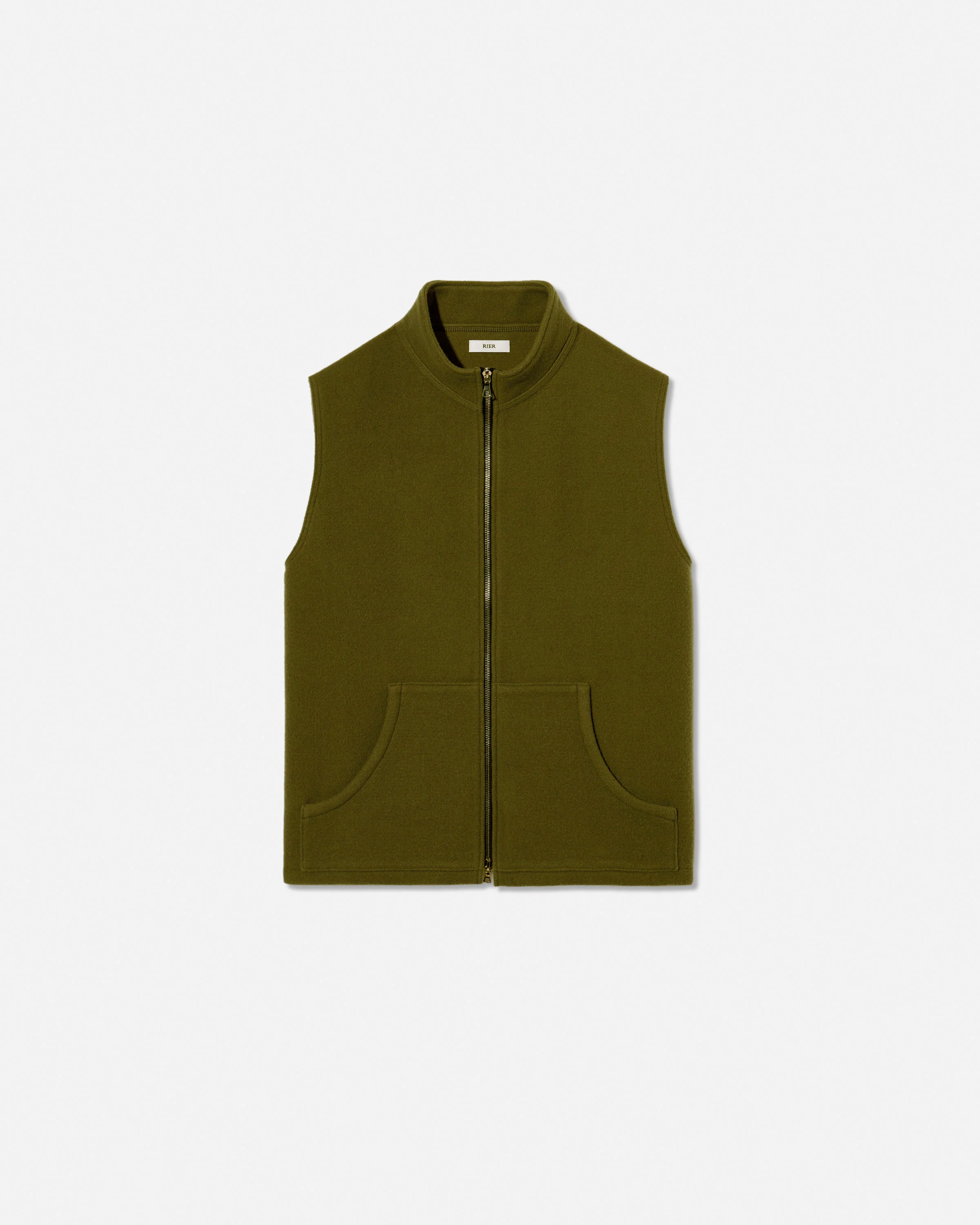 Fleece gilet full zip soil
