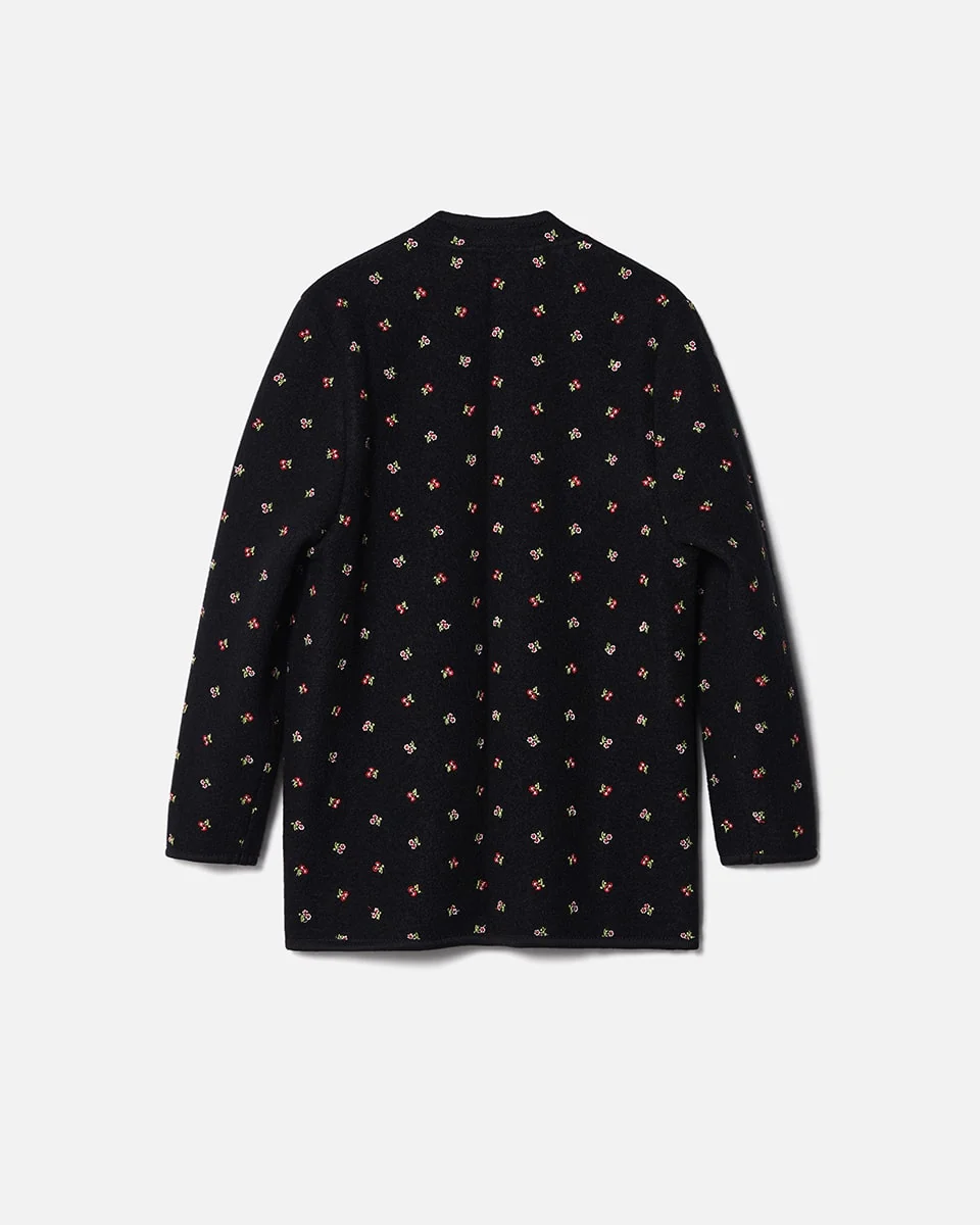 Walker jacket flowers black - Image 3
