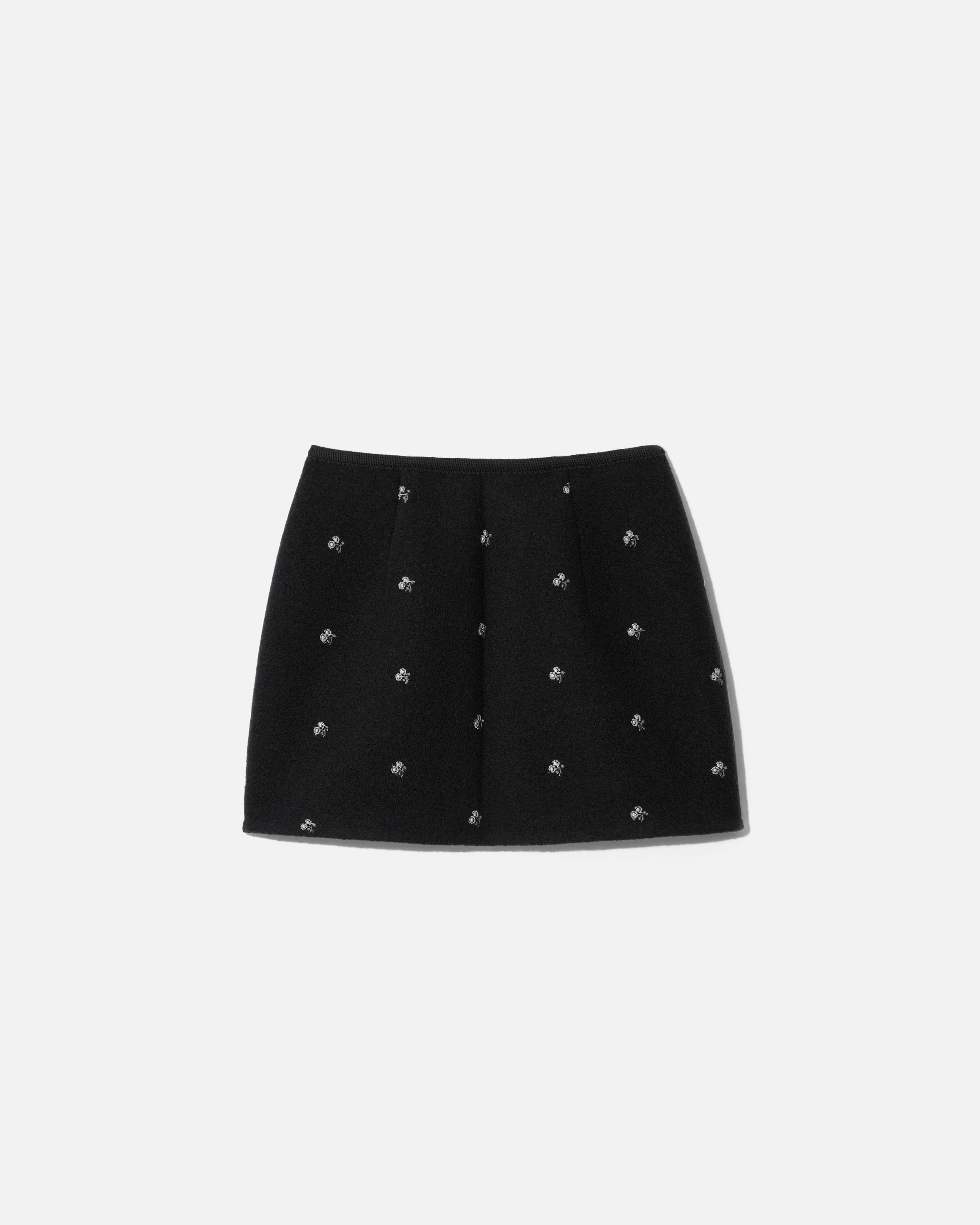 Walker wrap-skirt mini flowers black - Image 2